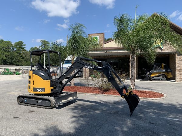 2022 JOHN DEERE 50G MINI EXCAVATOR 253 HOURS