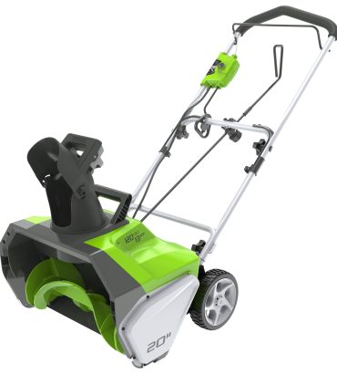 Greenworks 13 Amp 20 in. Corded Electric Snow Thrower, 2600502