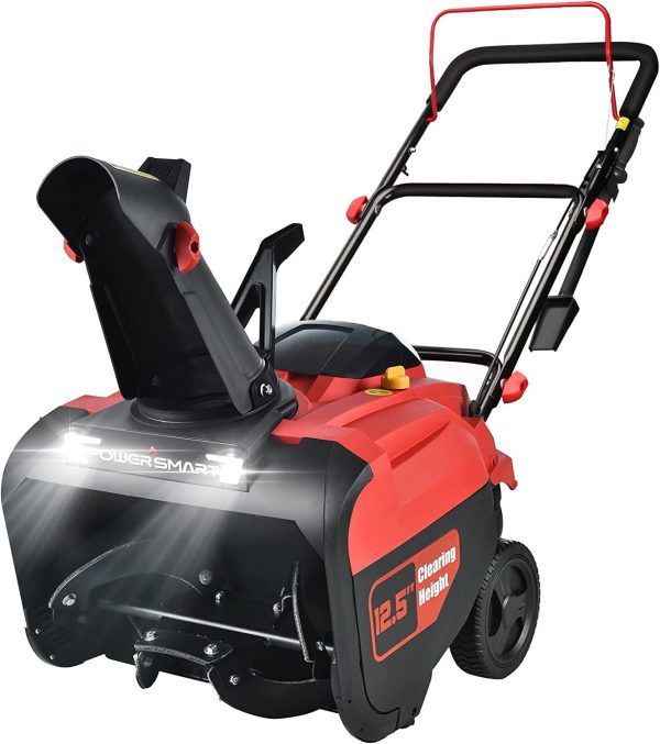 PowerSmart 21in. 212cc Single Stage Gas Snow Blower w/ Electric Start w/LED light