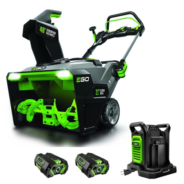 Ego Power+ Snow Blower 21In Single Stage With Two 5.0Ah Batteries