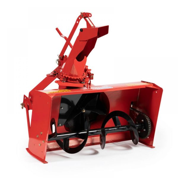 Titan Attachments 6 FT Snow Blower, Category 1, 3 Point PTO Driven, Directional Snow Chute